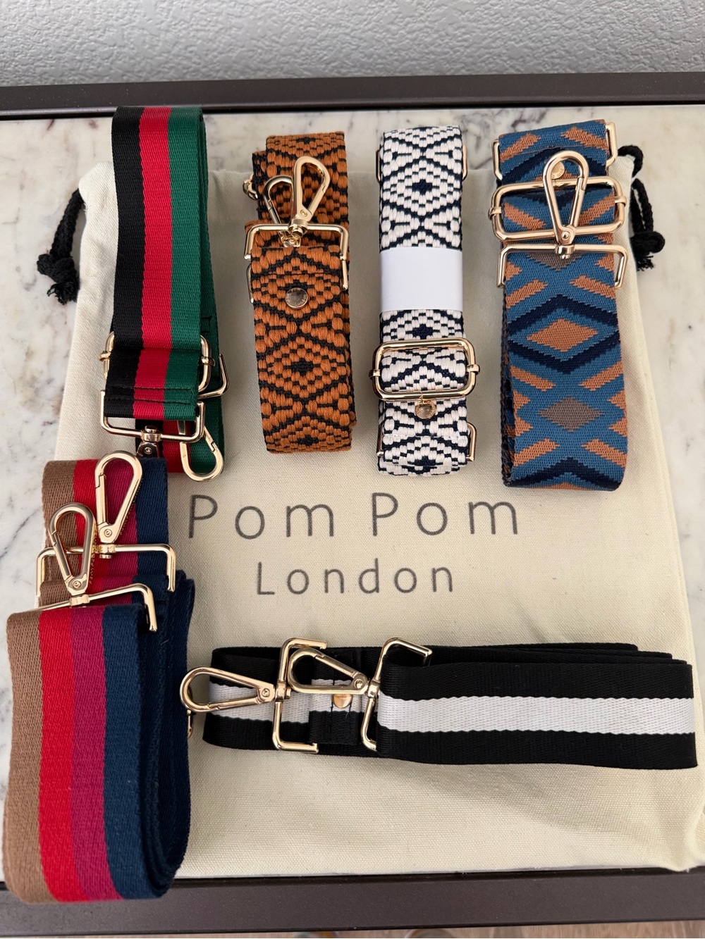 Pom Pom London Crossbody Bag Straps